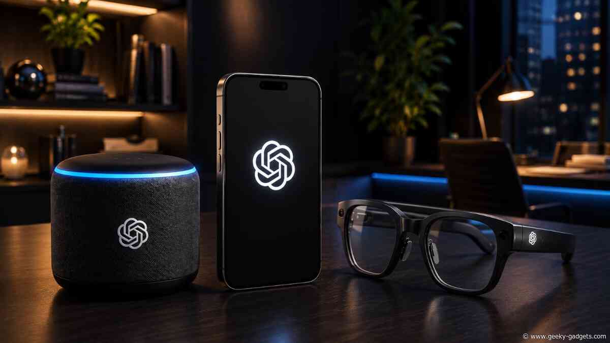 OpenAI Hardware Roadmap Leaks: Speaker, AI Phone, and Smart Glasses in Development