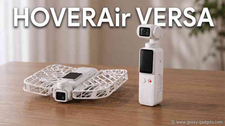 HoverAir VERSA Merges a Drone with a Pocket Gimbal Camera