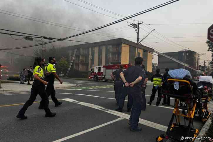 BREAKING: Apartment fire breaks out downtown Chilliwack