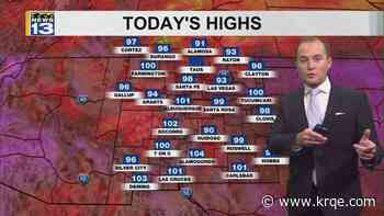 Heat continues with week with isolated storm chances
