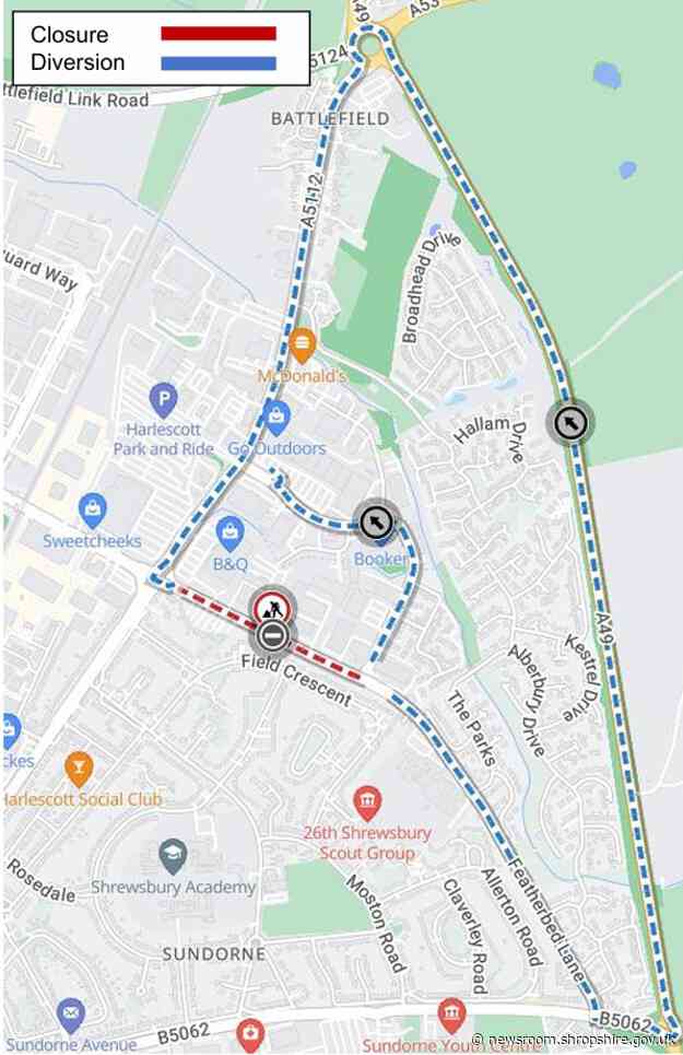 Featherbed Lane in Shrewsbury to be resurfaced