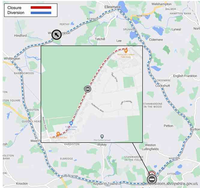 Station Road in Baschurch to be resurfaced