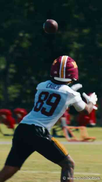 what a catch #nfl #football #commanders #trainingcamp #raisehail