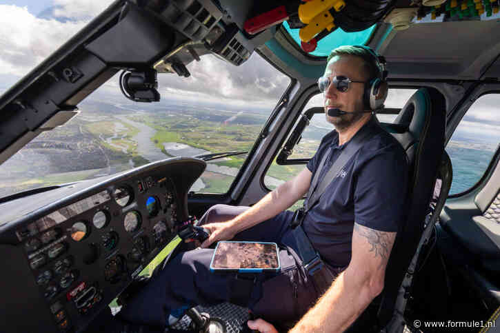 Achter de schermen bij tv-helikopterpiloot Dutch GP: ‘Ik ben eigenlijk die camera aan het sturen’