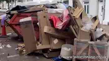 Shocking state of one part of Cardiff where streets are lined with dumped furniture