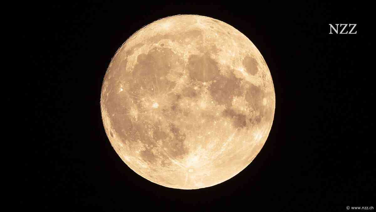 Eine SpaceX-Rakete ist auf den Mond gekracht. Von einem Teleskop auf der Erde gibt es erste Bilder