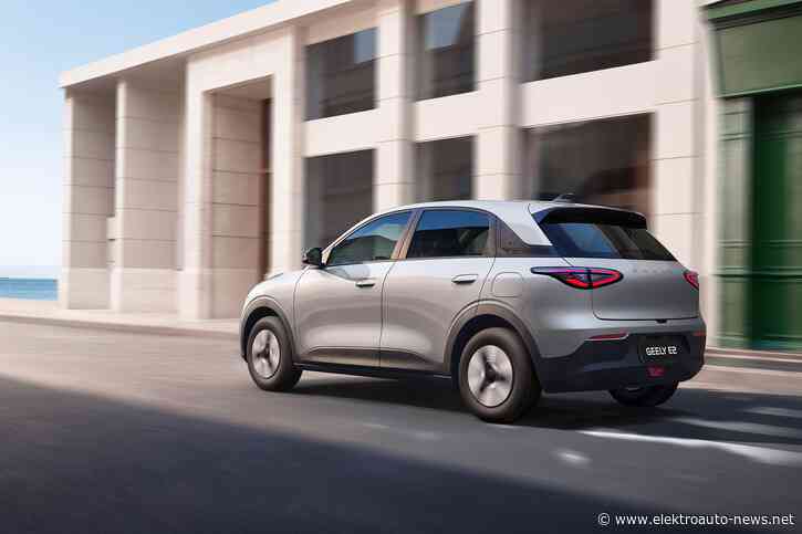 Geely E2: Leasing startet bei 99 Euro im Monat