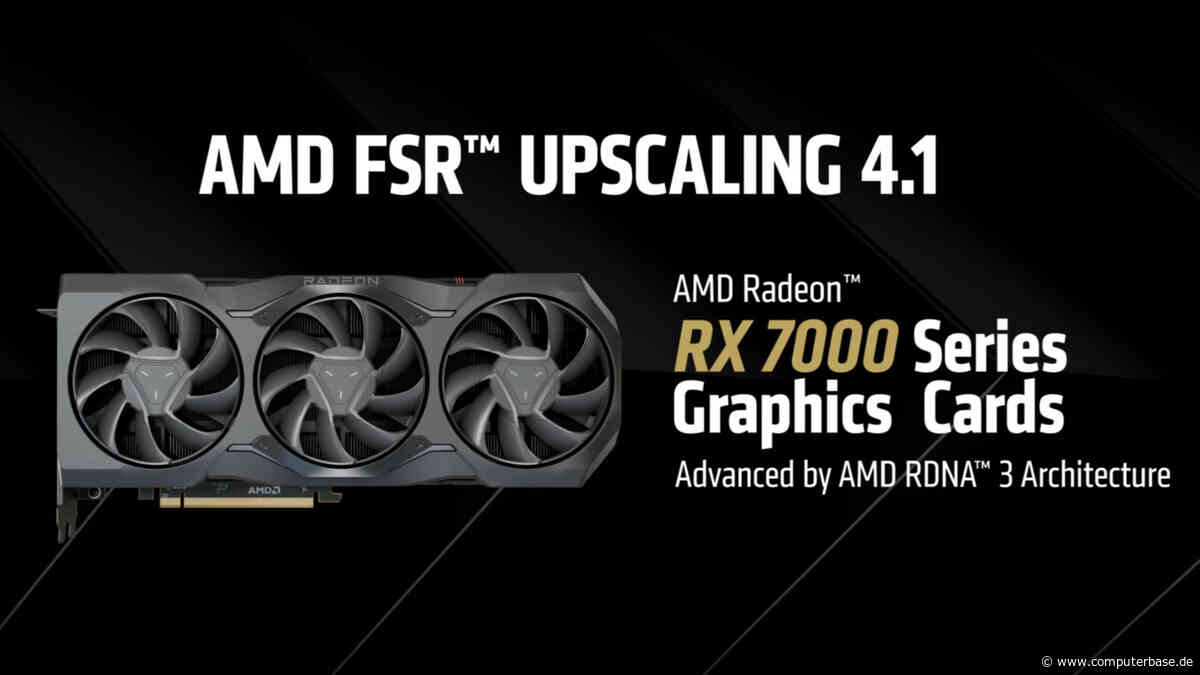 Radeon RX 7800 XT & RX 7600 im Test: Langsamer, aber schöner mit FSR Upscaling 4.1