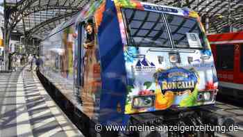 Großer Bahnhof auf Gleis 1: Roncalli-Chef bewundert seine eigene Lok