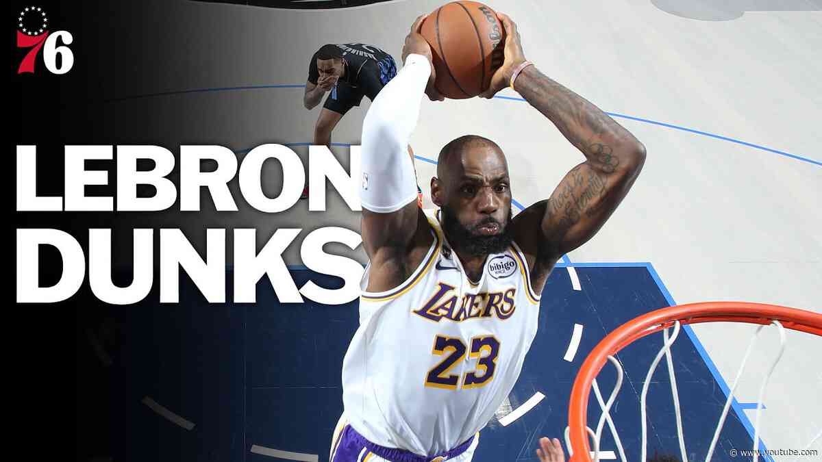 LeBron James' BEST DUNKS from 2025-26 Season