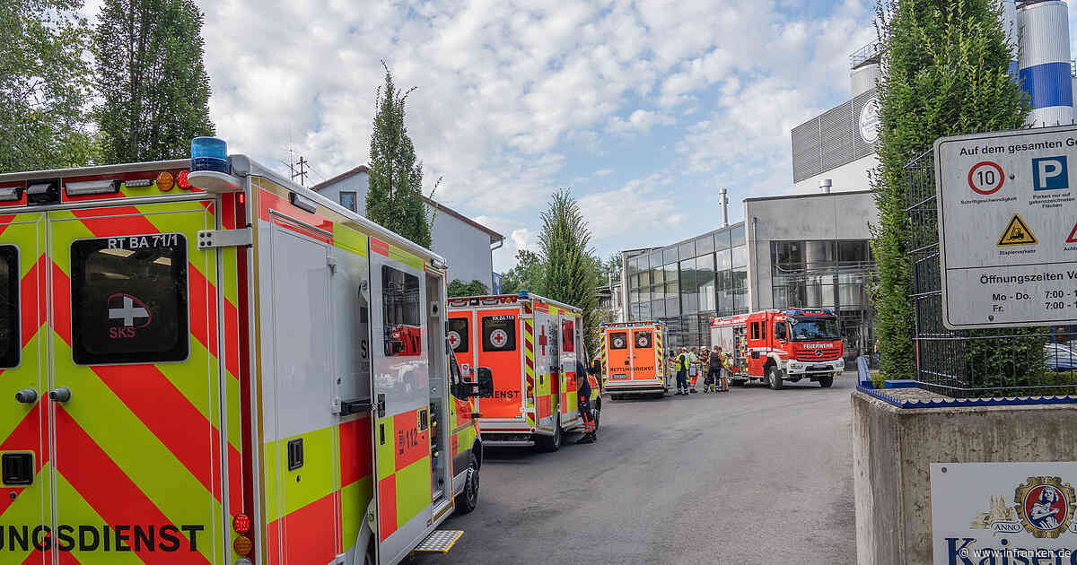 Bamberg: Großeinsatz in Brauerei - 13 Verletzte