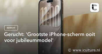 Gerucht: ‘Grootste iPhone-scherm ooit voor jubileummodel’