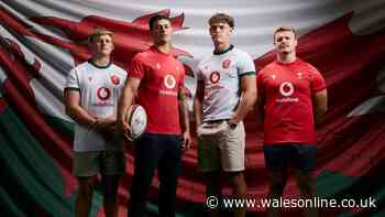 Wales unveil new home and away jerseys as kit change made