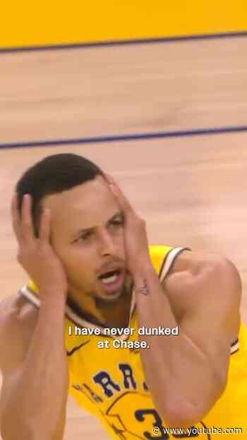 Of course Stephen Curry remembers each dunk he's thrown down 😏 | #shorts