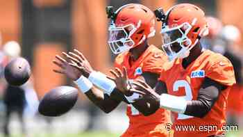 What are the Browns looking for in their QB competition?