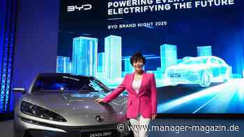 Elektroautos: Deutsche Förderung verschafft chinesischen Marken Vorteile