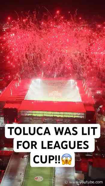 Toluca SHOWED OUT👏 for Leagues Cup!!