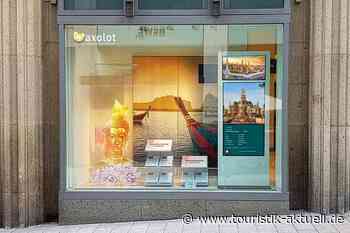 Axolot kooperiert mit Schaufenstersystem für Reisebüros