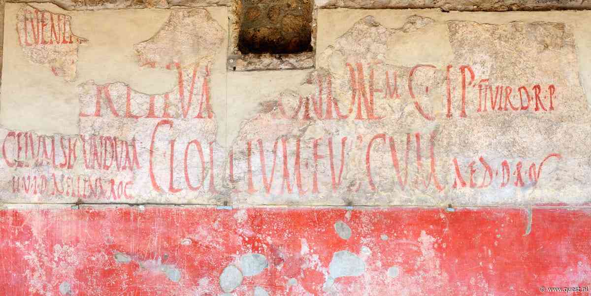 Wat schrijven mensen al duizenden jaren als graffiti op muren?