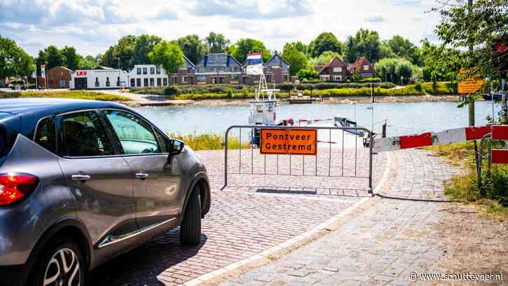 Meerdere veerdiensten uit de vaart door lage waterstand
