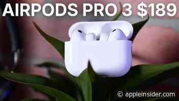 AirPods Pro 3 plunge to $189 at Amazon, 30-day best price