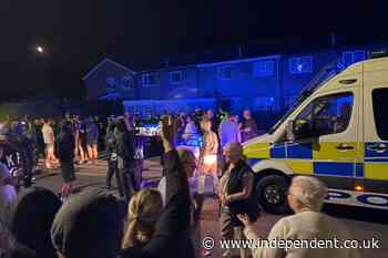 Police officer ‘seriously bitten’ in second night of disorder in Norfolk town over ‘asylum seeker housing’
