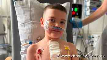 Boy, 9, given 'gift of life' leaves Newcastle RVI after waiting eight years for heart transplant