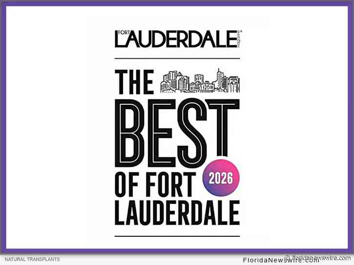 Dr. Huebner and Natural Transplants Clinic Recognized as 2026 Florida ‘Best Hair Implant Specialist’