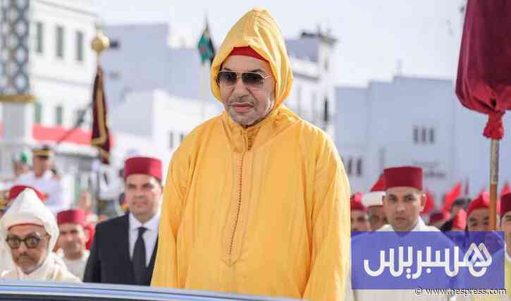 الملك يتلقى برقية تهنئة من زيلينسكي