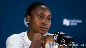 Gauff criticizes using WTA gene test to 'attack'