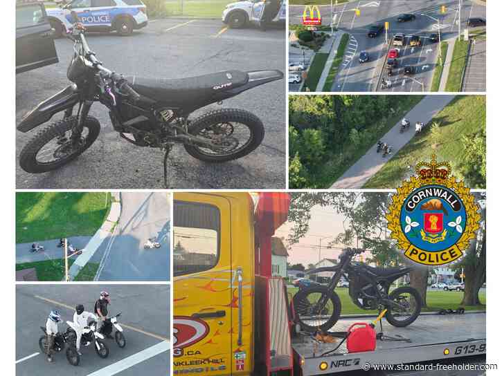 Cornwall police lay eight charges in e-bike investigation
