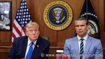 Raketen werden knapp: Trump soll Hegseth zur Rede gestellt haben