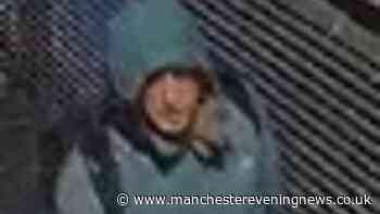 Police want to speak to this man following fire outside Manchester hotel