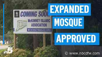 New: McKinney City Council unanimously voted to allow a proposed mosque expansion
