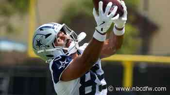 Cowboys tight end Fant leaves practice after apparently suffering a knee injury