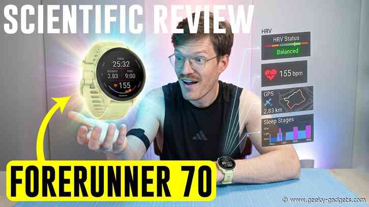 Garmin Forerunner 70 Hits 0.99 Heart Rate Accuracy in Runs