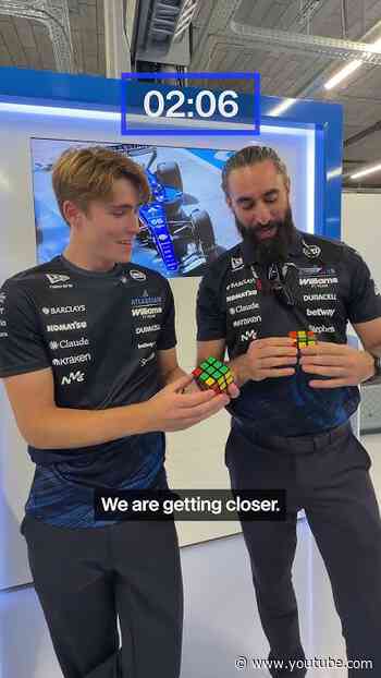 Luke takes on the Rubix Cube, in the country it was made, in the latest Browning Bingo 🇭🇺 #f1