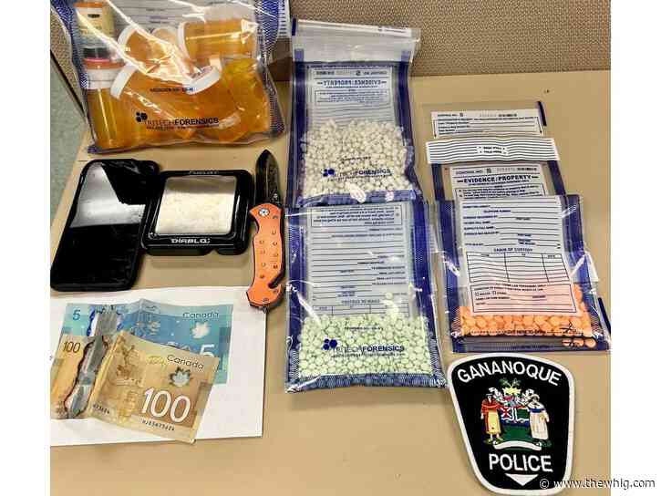 Gananoque Police Service charge a Kingston resident with drug trafficking