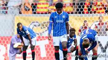 JAGIELLONIA BIALYSTOK 2 RANGERS 1: Familiar failings cost Rangers dear as defender Manny Fernandez blots his copybook once again