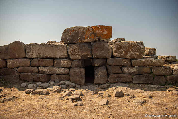 Monumental Bronze Age Tomb Discovered Amid Dense Vegetation in Sardinia