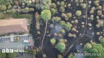 Fire service urges people with drones to stay away