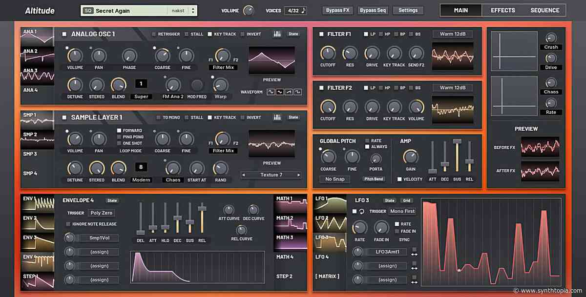 Free Software Synth, Altitude, Now Available For Linux, Mac & Windows
