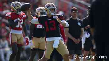 Latest news, buzz from training camps: 49ers' Brock Purdy shows off focus; Bengals' Joe Burrow goes under center