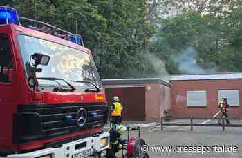 FW Celle: Aufwendige Löscharbeiten bei Brand im Lönsweg