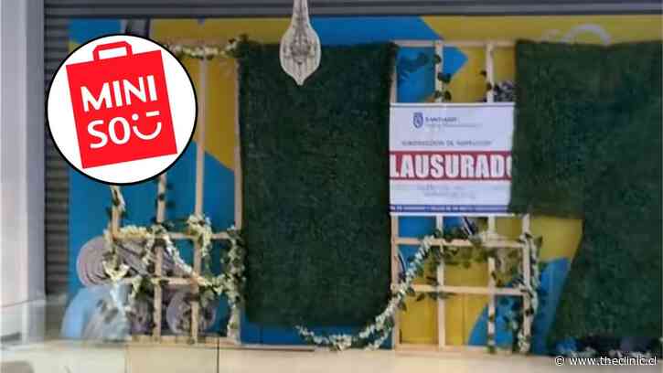 “¿Está cerrada?”: Tienda Miniso funcionó cuatro meses sin patente y terminó clausurada por la Municipalidad de Santiago