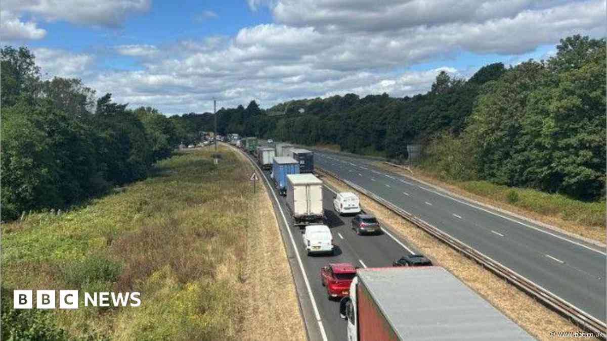 A38 reopens after motorcyclist dies in crash