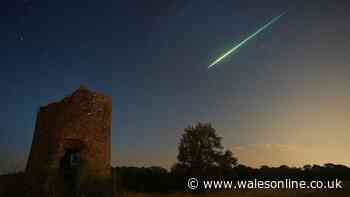 Perseid meteor shower to peak over Wales just hours after solar eclipse