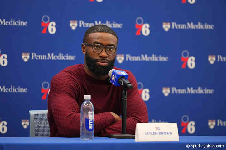 Jaylen Brown stresses that winning is his agenda with 76ers as questions about Jayson Tatum, Celtics follow him to Philly