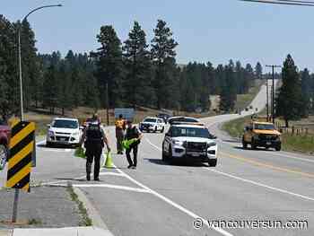 Off-duty Mountie hospitalized after motorbike crash near Cranbrook