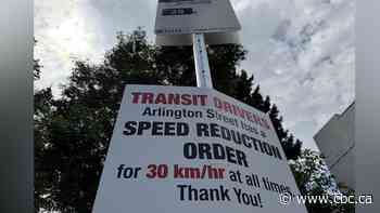 Buses still travelling too fast through Wolseley despite city slowdown order, residents say